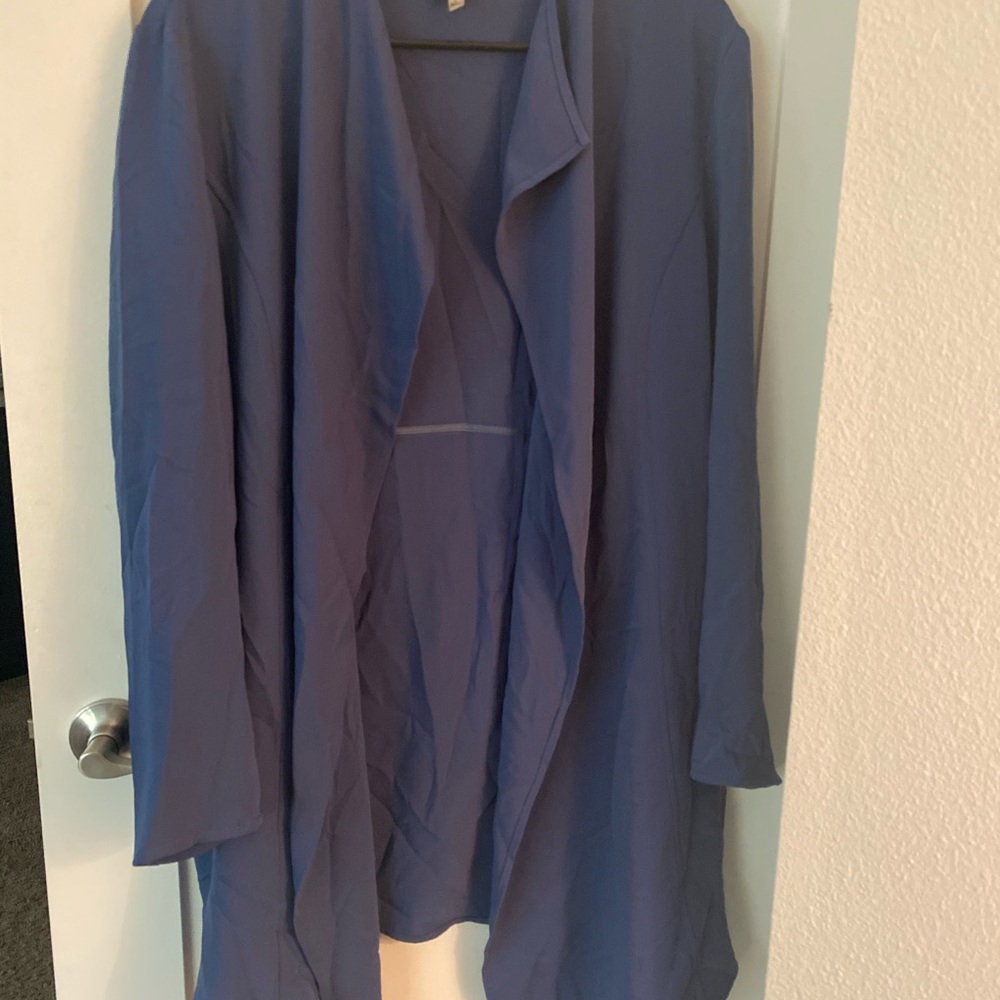 Silk duster 3/4 sleeve